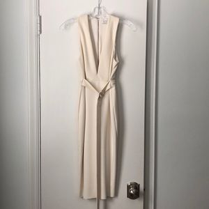 Off white midi dress